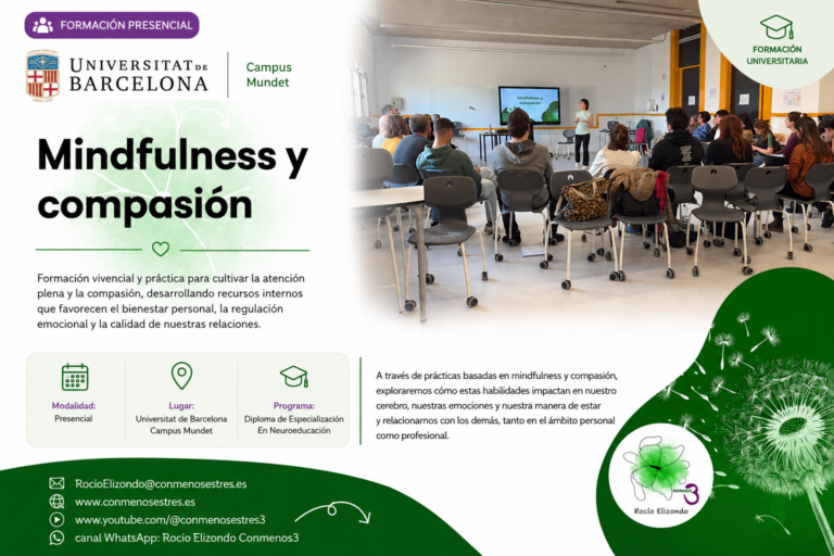 Universitat de Barcelona Mindfulness y compansión