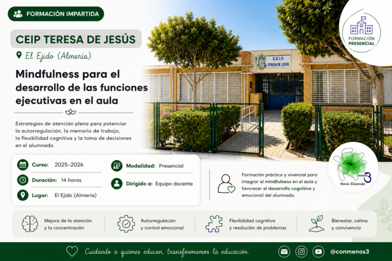CEIP Teresa de Jesús Mindfulness para el desarrollo de las funciones ejecutivas en el aula