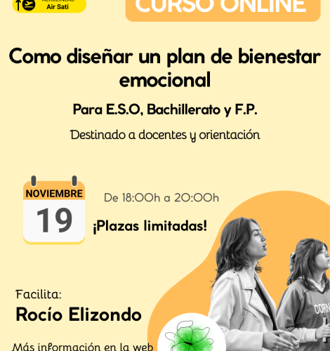 Diseñar plan de bienestar emocional  bachillerato, ESO y FP